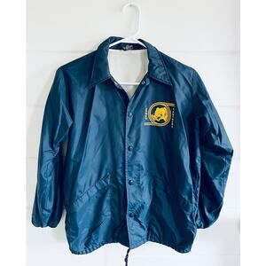 Boys' Vintage Aristo Jac "Jones Panthers" Snap Botton Nylon Jacket, Size 14-16